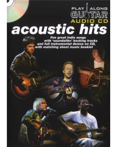 PLAY ALONG GUITAR ACOUSTIC HITS BOOKLET/CD