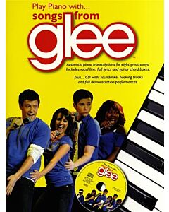 PLAY PIANO WITH SONGS FROM GLEE BK/CD