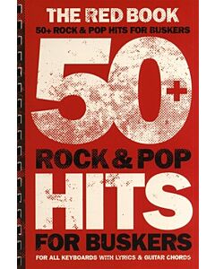 RED BOOK - 50+ ROCK & POP HITS FOR BUSKERS