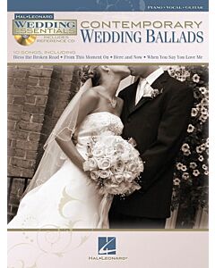 CONTEMPORARY WEDDING BALLADS PVG BK/CD