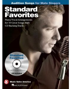 STANDARD FAVORITES AUDITION SONGS MALE SINGERS BK/CD