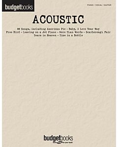 BUDGET BOOKS ACOUSTIC PVG