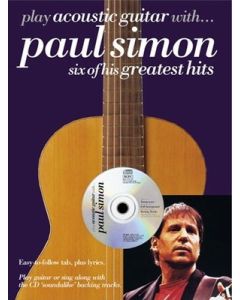 PLAY ACOUSTIC GUITAR WITH PAUL SIMON BK/CD