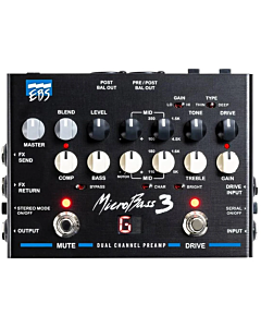 EBS MicroBass 3 Professional Outboard Preamp Pedal