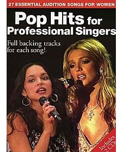 POP HITS FOR PROFESSIONAL SINGERS WOMENS BK/2CD