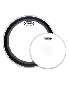 Evans EC2S Clear Standard Pack (12", 13", 16") with 14" HD Dry Snare Batter 1