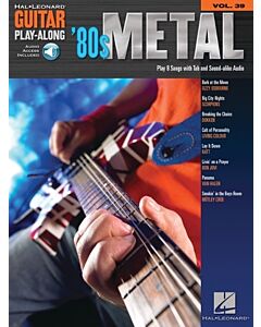 '80s Metal Guitar Play Along Volume 39 Bk/Ola