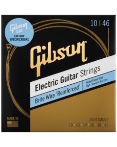 Gibson Brite Wire Reinforced Electric Guitar Strings Light 10-46 Gauge