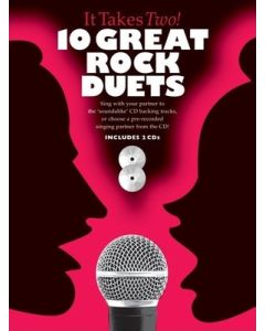 IT TAKES TWO 10 GREAT ROCK DUETS PVG BK/CD