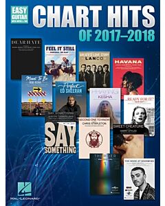 Chart Hits Of 2017-2018 Easy Guitar Notes And Tab