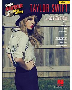 Hal Leonard Taylor Swift Easy Guitar Play Along Volume 12 Bk/Cd