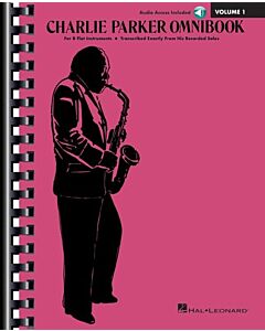 CHARLIE PARKER OMNIBOOK VOL 1 B FLAT INST BK/OLA