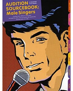 AUDITION SOURCEBOOK MALE SINGERS PVG BK/CD