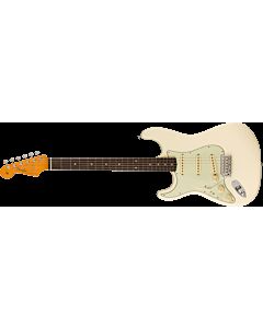 Fender American Vintage II 1961 Stratocaster Left-Hand, Rosewood Fingerboard in Olympic White