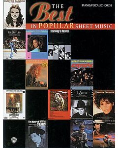 BEST IN POPULAR SHEET MUSIC PVG