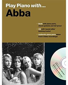 PLAY PIANO WITH ABBA PVG BK/CD