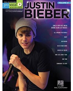 JUSTIN BIEBER PRO VOCAL MEN BK/CD V64