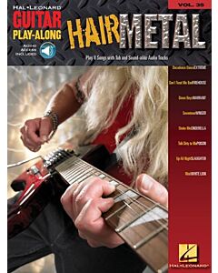 Hair Metal Guitar Play Along Volume 35 Bk/Cd