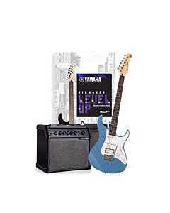 Yamaha Gigmaker Level Up Electric Guitar Pack in Lake Placid Blue