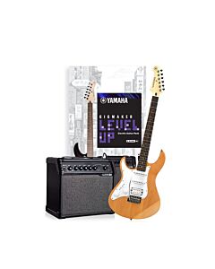Yamaha Gigmaker Level Up Electric Guitar Pack - Yellow Natural Satin (Left Handed)