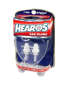 Hearos High Fidelity (Musician's) Ear Plugs - Regular (1 Pair)
