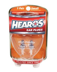 Hearos High Fidelity (Musician's) Ear Plugs - Small (1 Pair)