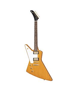 Epiphone 1958 Korina Explorer with White Pickguard in Aged Natural - Left Handed