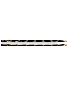 VATER PERCUSSION VATER VCBK5A LOS ANGELES 5A BLACK OPTIC COLOUR WRAP WOOD TIP 1