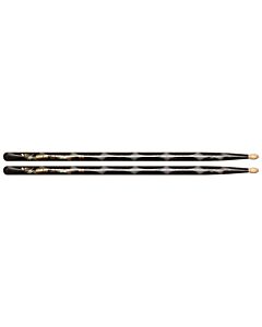 VATER PERCUSSION VATER VCBK5A LOS ANGELES 5A BLACK OPTIC COLOUR WRAP WOOD TIP