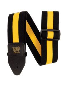 Ernie Ball Comfort Stretch Guitar Or Bass Strap in Racer Yellow