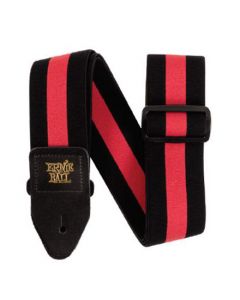 Ernie Ball Comfort Stretch Guitar Or Bass Strap in Racer Red