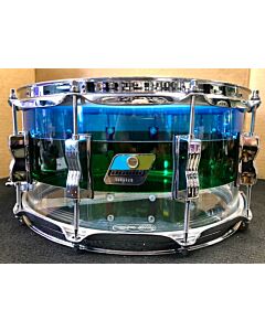 Ludwig Vistalite 50th Anniversary 6.5" x 14" Snare Drum - Blue/Green/Clear