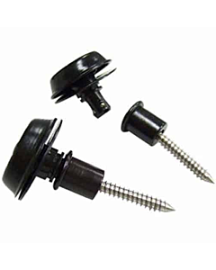 Jim Dunlop Flush Mount Strap Lock in Black Oxide