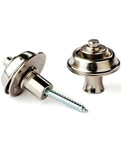 Jim Dunlop 104N Straplock Strap Retainers Flush Mount in Nickel