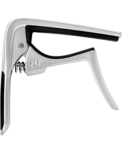 Jim Dunlop Trigger Fly Curved Capo in Satin Chrome