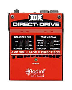 Radial JDX Direct-Drive Amp Simulator and DI Box Guitar Pedal