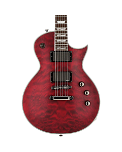 ESP LTD EC-401 Quilted Maple Electric Guitar IN See Through Black Cherry