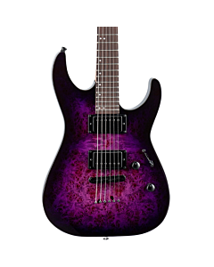 ESP LTD M-200DX NT Electric Guitar in Purple Burst