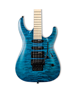 ESP LTD MH203 Electric Guitar in See Thru Blue