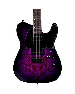 ESP LTD TE-200DX Electric Guitar in Purple Burst