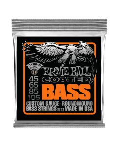 Ernie Ball Hybrid Slinky Coated Electric Bass Strings, 45-105 Gauge