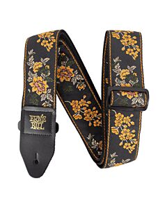 Ernie Ball Classic Jacquard Guitar Or Bass Strap in Tangerine Blossom