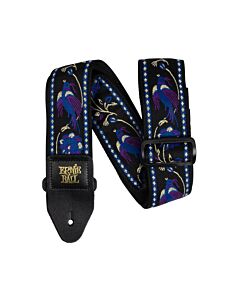 Ernie Ball Classic Jacquard Guitar/Bass Strap - Purple Pleasant Pheasant