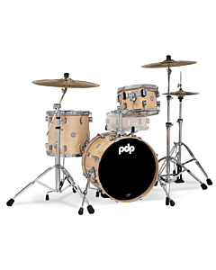 PDP Concept Maple Lacquer 3-Piece Bop Drum Kit in Natural Lacquer