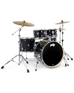 PDP MainStage 5pc Drum Kit w/Paiste Cymbals & Stool in Black Onyx