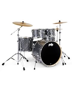 PDP MainStage 5pc Drum Kit w/Paiste Cymbals & Stool in Twisted Graphite