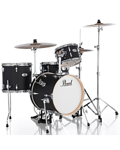 Pearl Midtown 4-Piece Compact Drum Kit in Matte Black