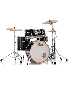 Pearl Professional Maple 4-Piece Shell Pack in Matte Caviar Black