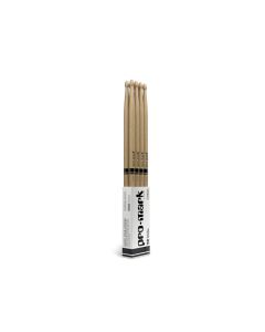 Promark Classic Forward 5B Lacquered Hickory Oval Wood Tip Drumstick 4 Pack