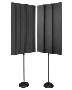 Auralex 3" ProMAX 2'x4' Panels in Charcoal 2 Stands